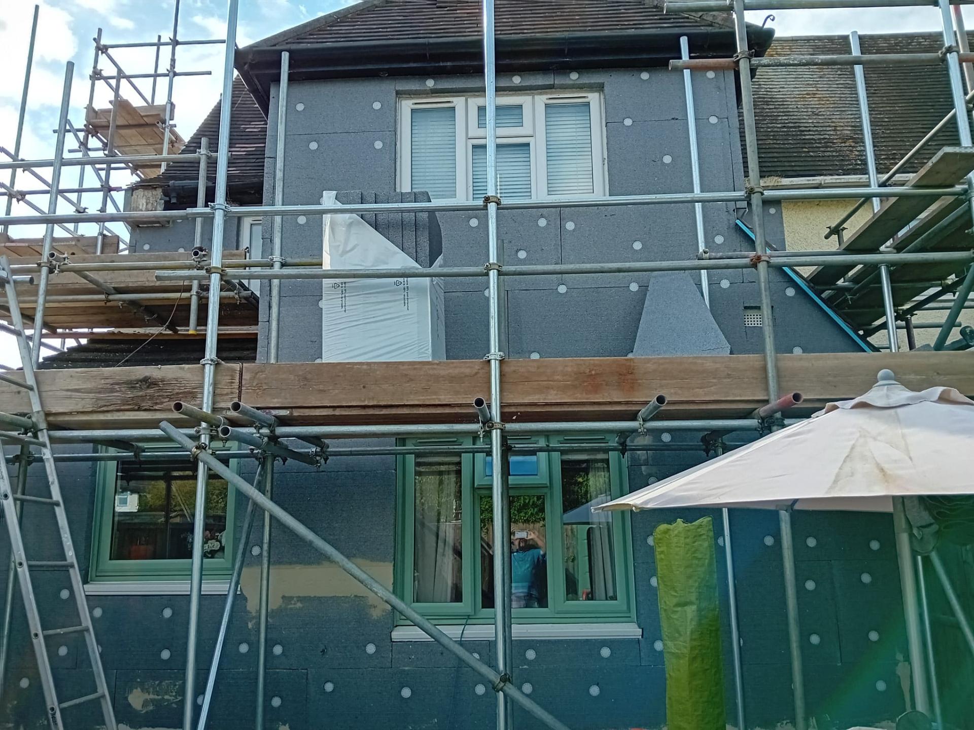 Insulated Rendering services in London by Judge Plastering Contractors