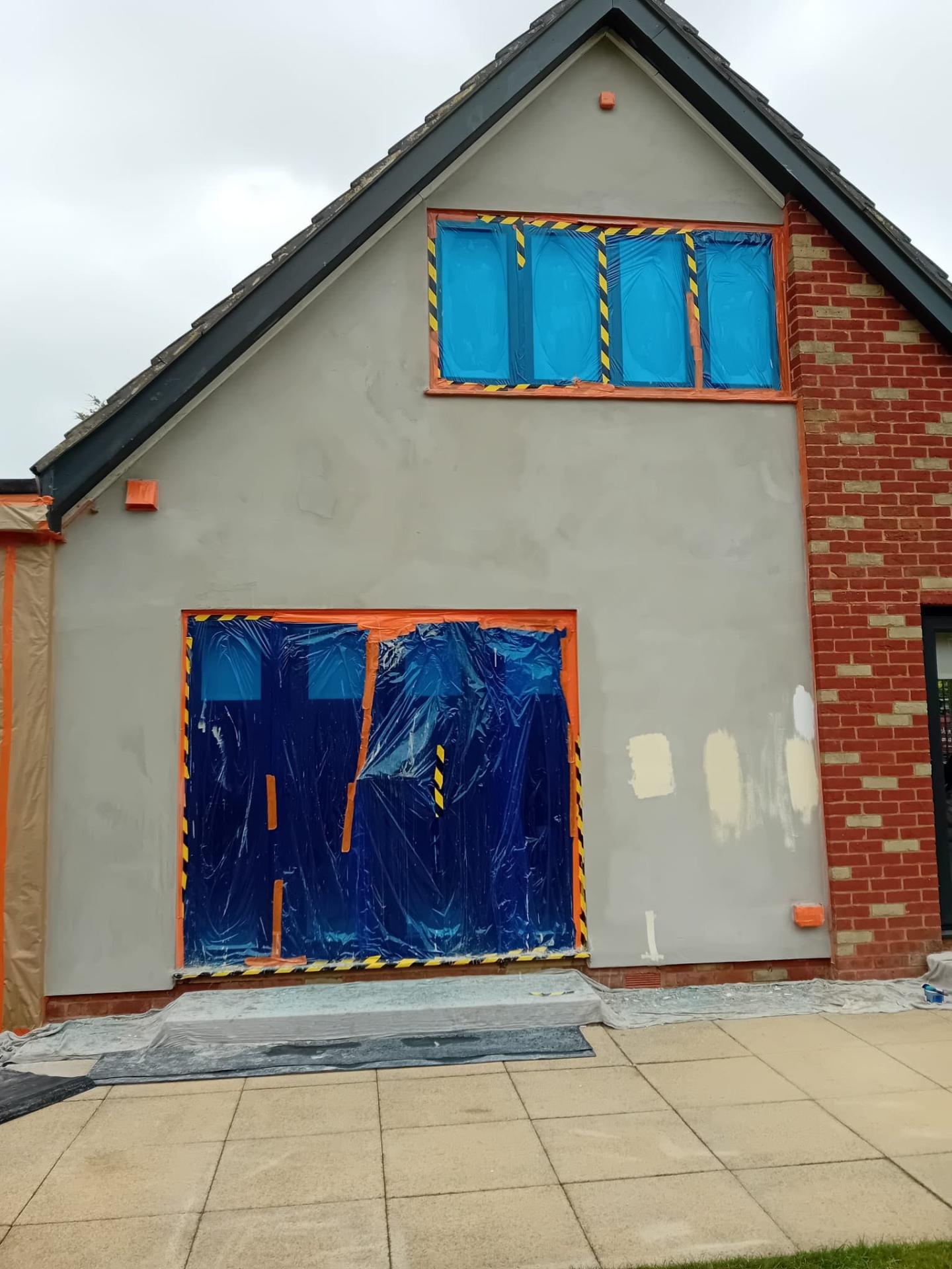 Rendering services in London by Judge Plastering Contractors